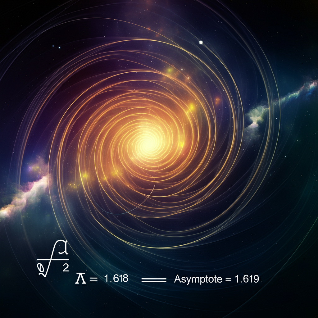The Golden Ratio and the Asymptote at 1.619: Nature’s Pursuit of Perfection